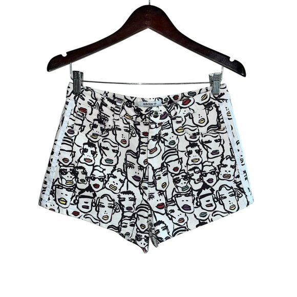 NEW ADIDAS ORIGINALS WOMENS FIORUCCI "FACES" TREFOIL TRACK JACKET Set~ MEDIUM - Picture 4 of 12